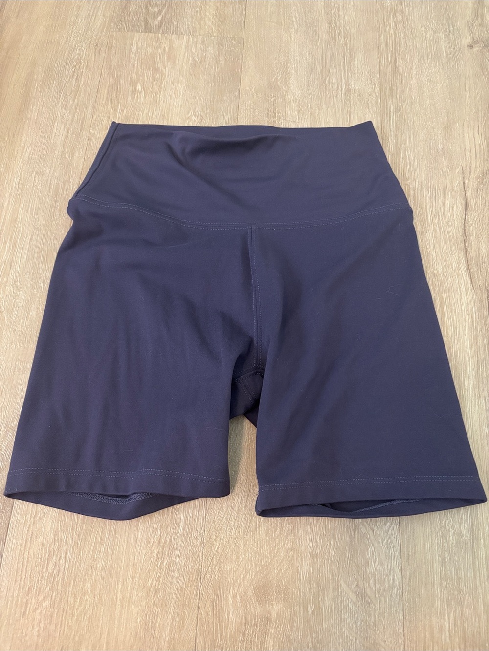 wild fable Navy High-Rise Bike Shorts with Wide Waistband